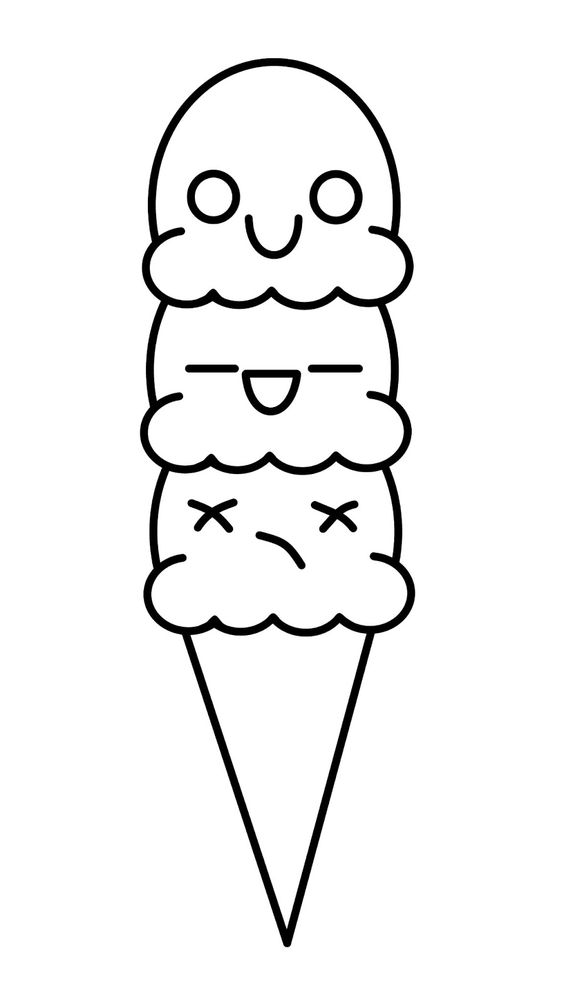 Раскраски для детей на тему еда. Раскраски на тему мороженое.   Мороженое. Еда. Сладости. Раскраски для детей на тему еда. Раскраски на тему мороженое.  