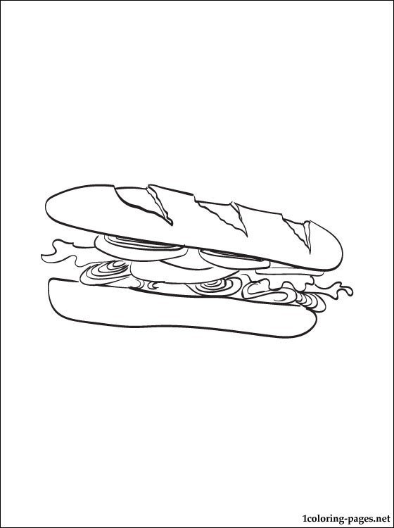 Раскраски для детей на тему еда. Раскраски с сэндвичами.      Сэндвичи. Еда. Раскраски на тему еда. Раскраски для детей и малышей на тему еда, с изображениями аппетитных сэндвичей. Раскраски с едой.