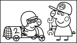  раскраски на тему свинка пеппа для мальчиков и девочек. Интересные раскраски с персонажами мультфильма свинка пеппа для детей и взрослых  
