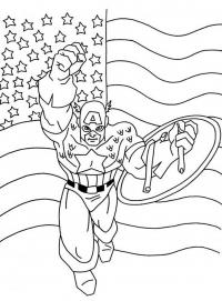 Раскраски с главным героем фильма Капитан Америка .                 Раскраски для мальчиков и девочек с героями мстителей Капитаном Америка . Разукрашки для мальчиков любого возраста с Капитаном Америка . Раскраски для детей капитан америка