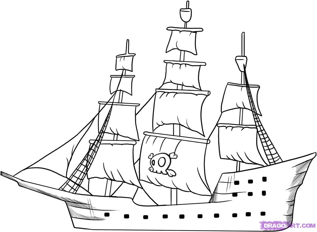 Раскраски про корабли. Раскраски для детей про кораблики. Скачать раскраски для малышей про водный транспорт, про корабли. Картинки для детей с корабликами.    