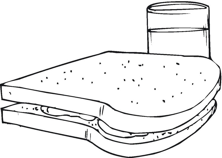 Сэндвич картинка для детей
