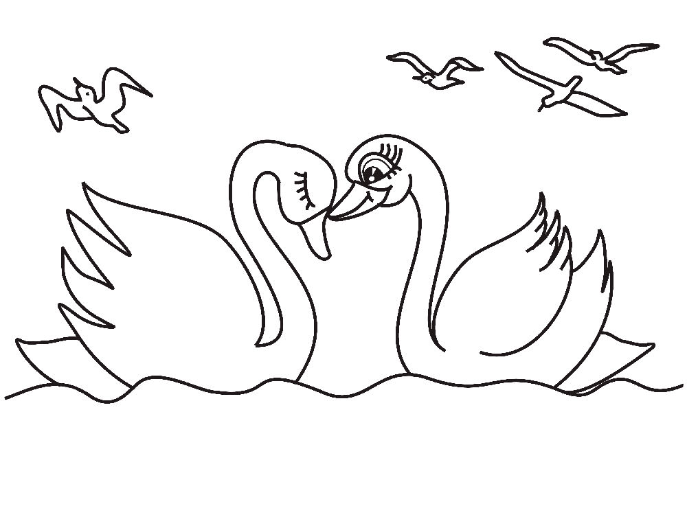  раскраски с принцессой Лебедь для детей   раскраски на тему принцесса Лебедь для мальчиков и девочек. Интересные раскраски с персонажами сказки про принцессу лебедь для детей         