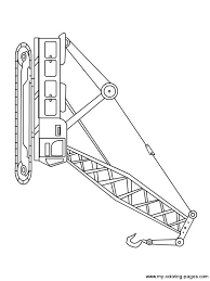 Подъемный кран картинка для детей раскраска