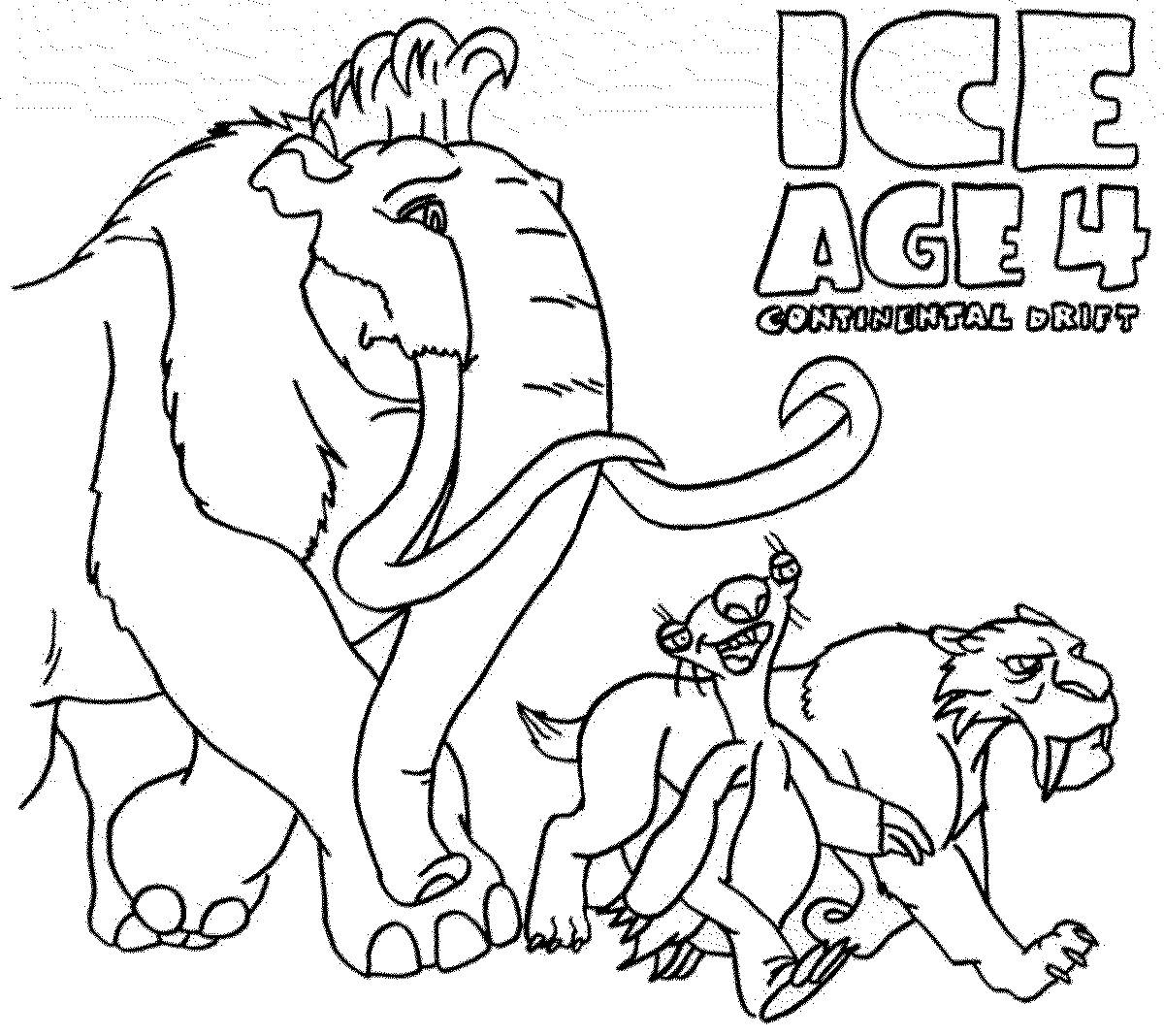  раскраски на тему ледниковый период     раскраски на тему мультфильма ледниковый период для мальчиков и девочек. Интересные раскраски с персонажами мультика Ледниковый Период для детей