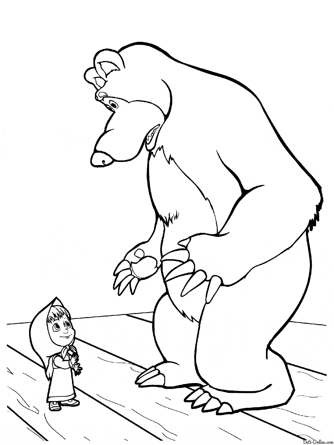  раскраски на тему маша и медведь для мальчиков и девочек. Интересные раскраски с персонажами мультфильма маша и медведь для детей           