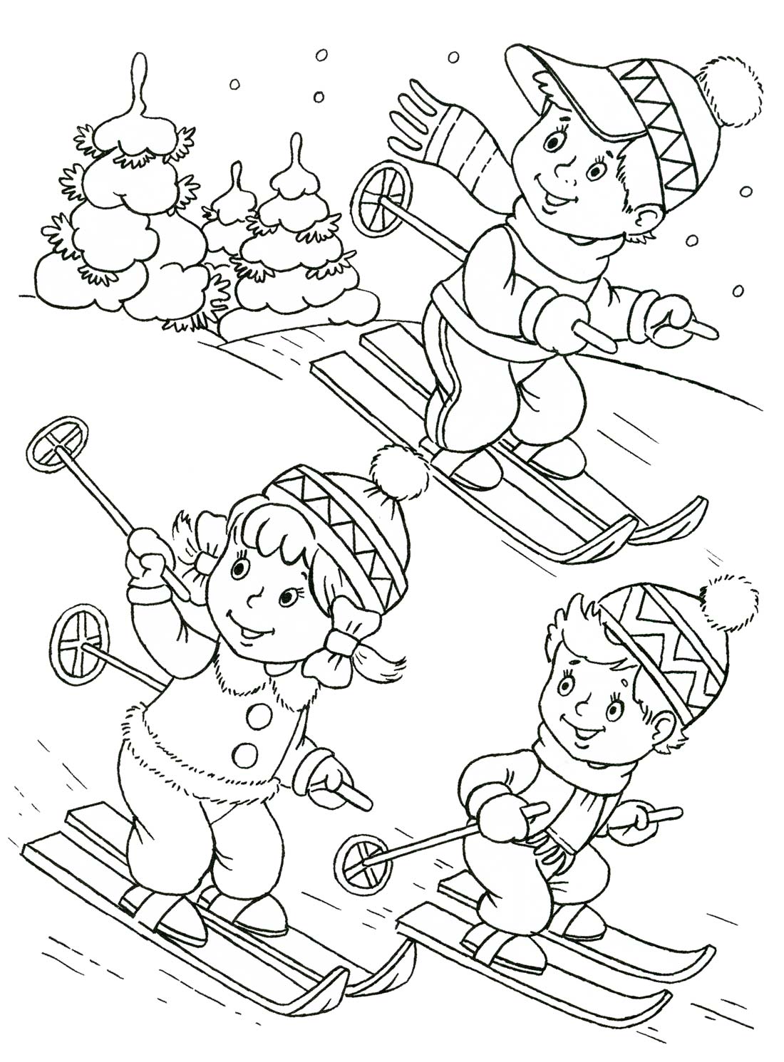  раскраски на тему зима для детей         раскраски на тему зима для мальчиков и девочек.  раскраски с зимой для детей и взрослых                                                                              