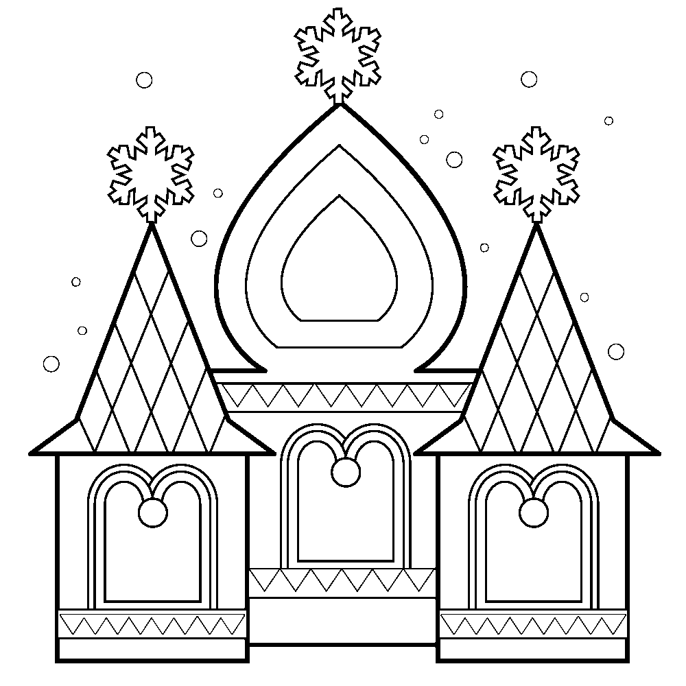 Архитектура для детей раскраски