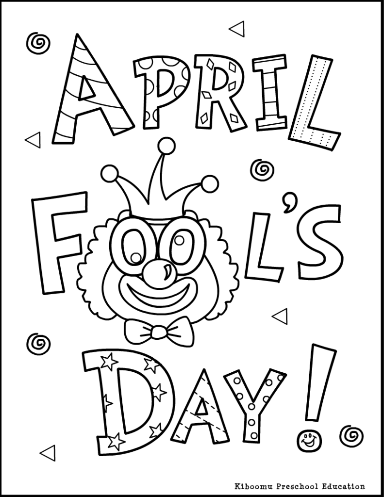 Забавные и смешные раскраски к 1-му апреля. Раскраски для детей на 1 апреля. Смешные раскраски для детей ко Дню смеха. Скачать раскраски к 1 апреля.            