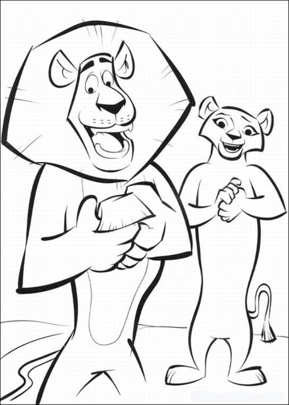 Мадагаскар. Раскраски для детей с героями мультфильма Мадагаскар. Мультфильм Мадагаскар. Раскраски на тему мультфильмы. Раскраски для детей Мадагаскар.           