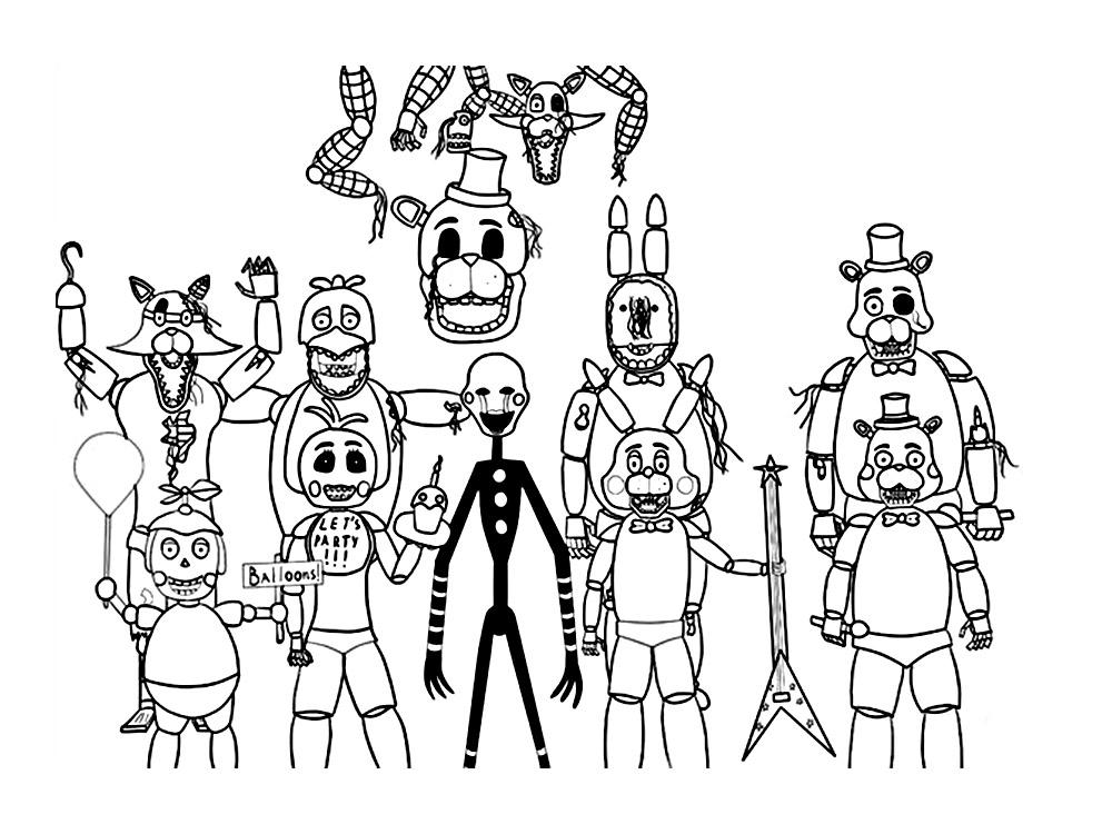 Раскраски с роботами из зарубежных мультфильмов для подростков  Раскраска страшные роботы