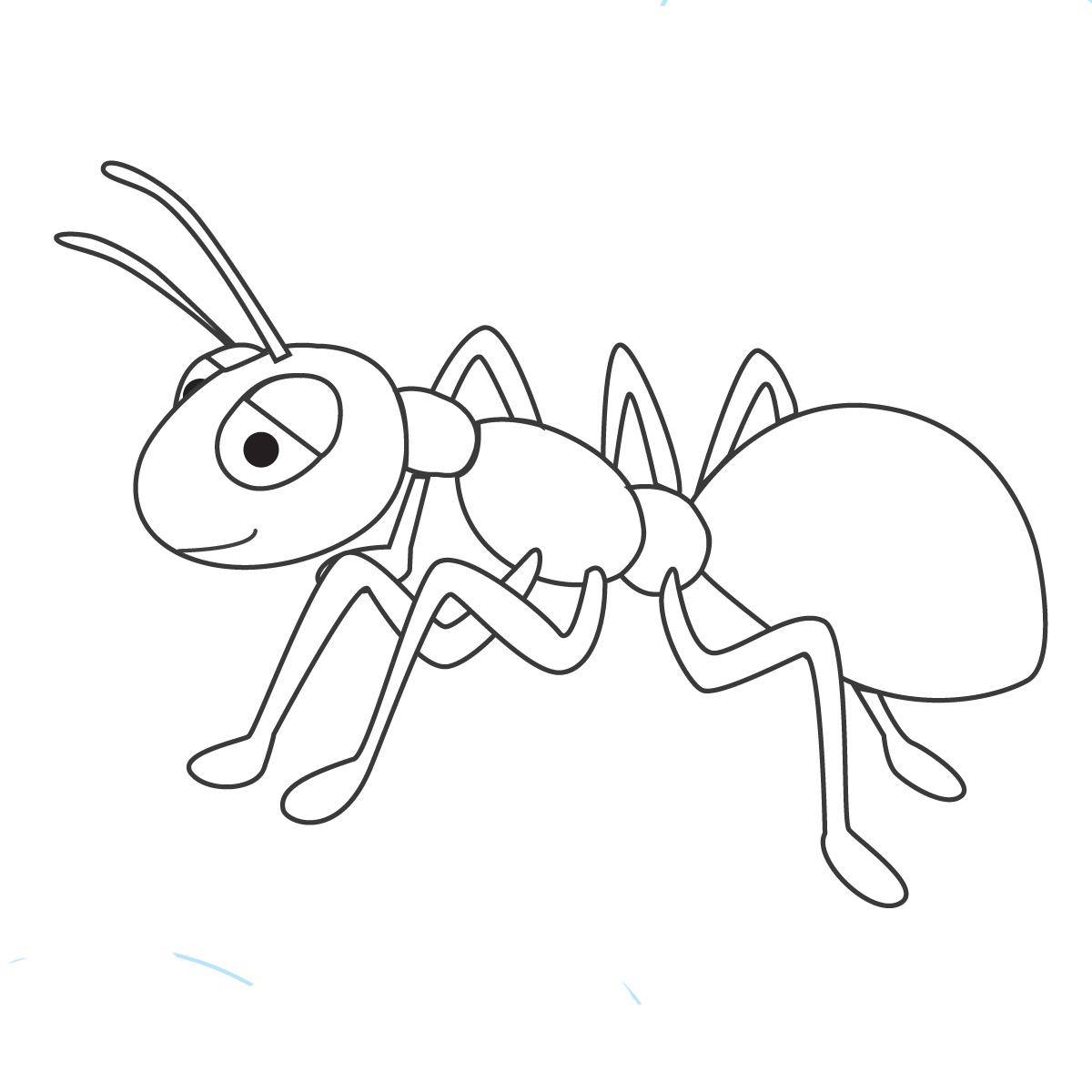  Раскраски уставший муравей