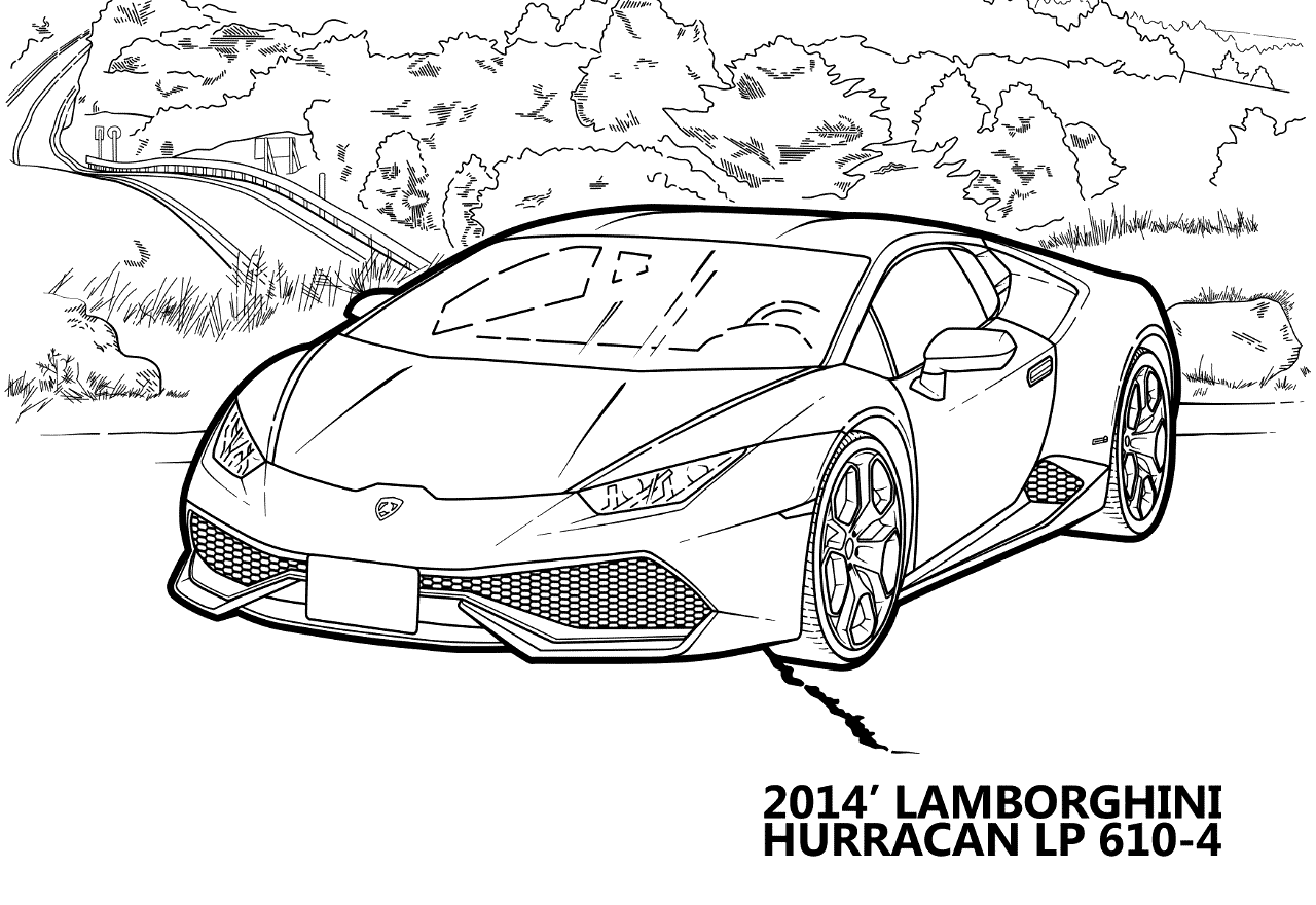Раскраски Lamborghini Раскраска Машина Ламборджини. Скачать или распечатать раскраску Машина Ламборджини. Коллекция раскрасок для мальчиков Машины.