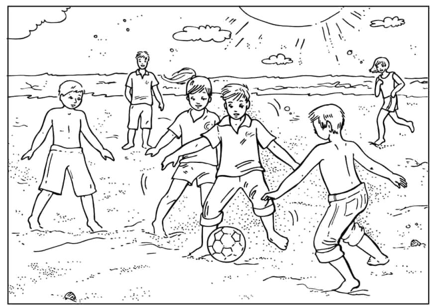 Раскраски футбол Раскраски футбол. Раскраски футболист, футбольный матч, футбольный мяч, футбол на песке, дети играют в футбол