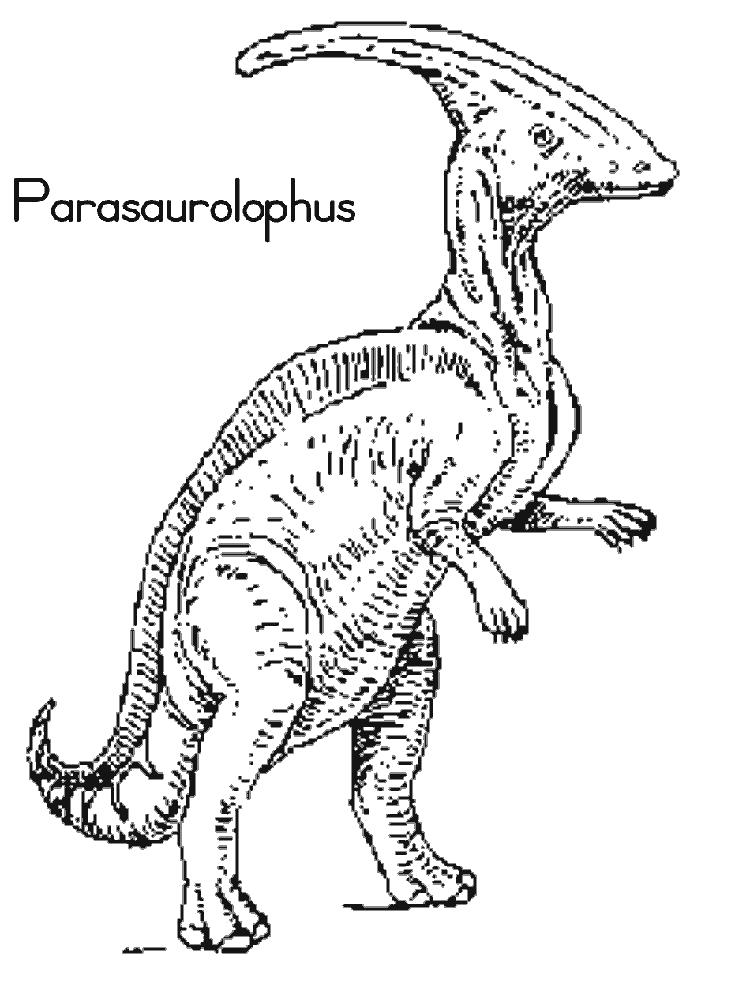 Раскраски Парасоуропхус Раскраски Парасоуропхус, раскраски виды динозавров