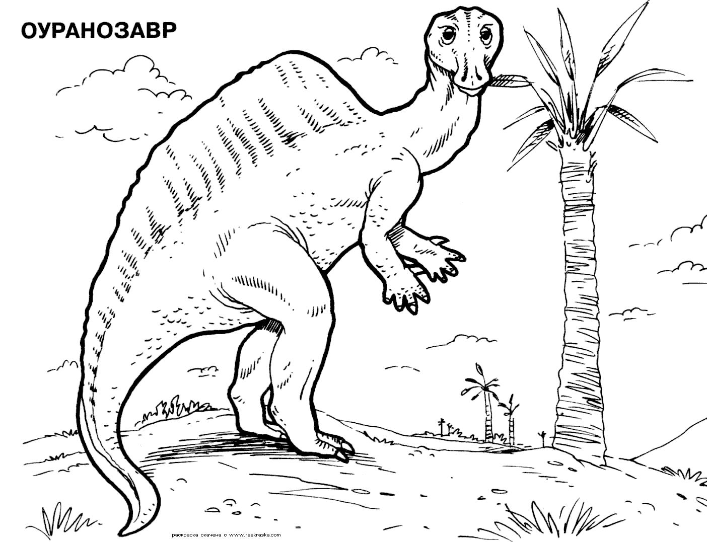 Раскраски Уранозавр Раскраски Уранозавр. Раскраски о динозаврах для детей