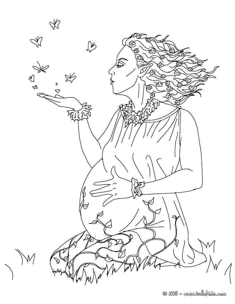 Беременность в раскрасках Раскраски из серии беременность в раскрасках для женщин, для будущих мам